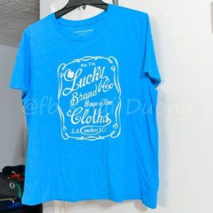 Lucky Brand Ladies' Graphic‎ Tee  blue